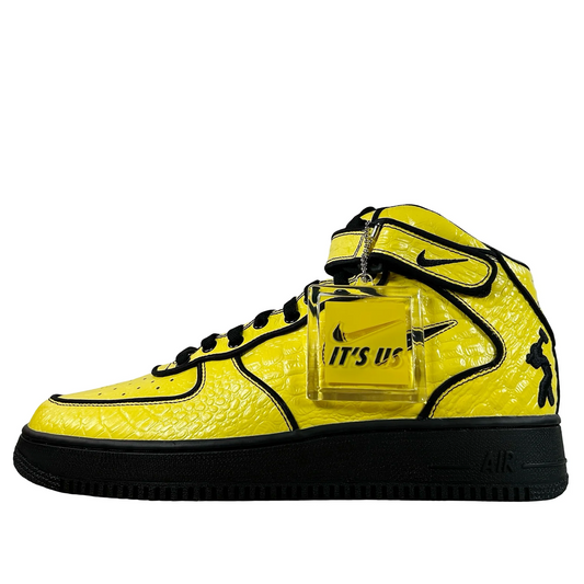 JA6675 700 Nike Air Force 1 Mid Lil Yachty Concrete Boys Opti Yellow
