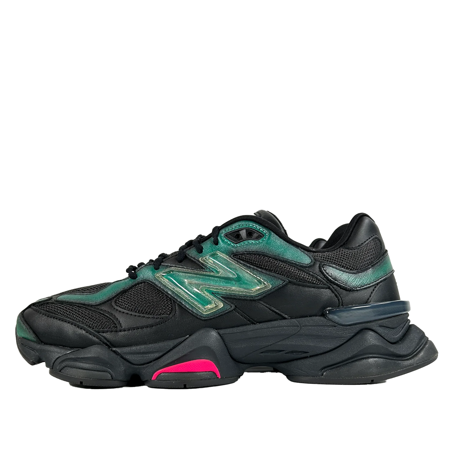 U9060ML New Balance 9060 Mowalola Burglarwear Black Teal Pink - [USED] - 11 M (Used)