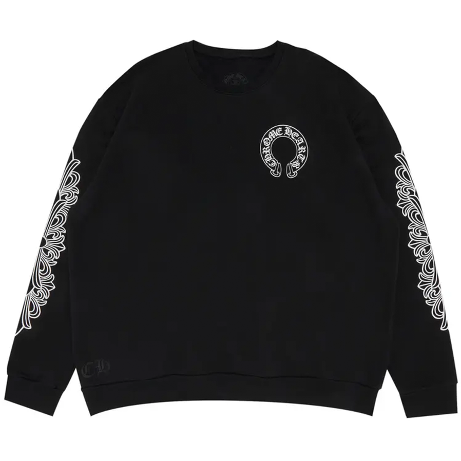 Chrome Hearts Horseshoe Crewneck Black