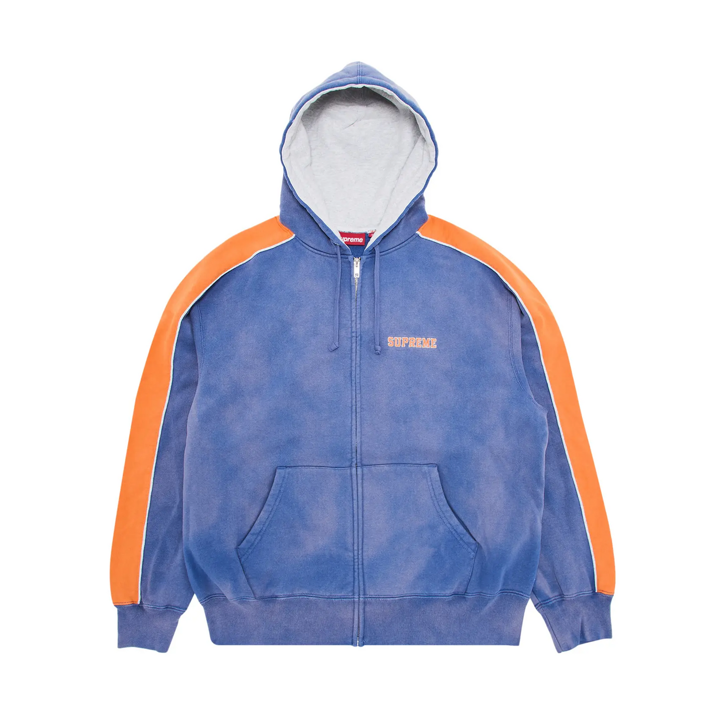 Supreme State Zip Up Hooded Sweatshirt [USED] - M (Used)