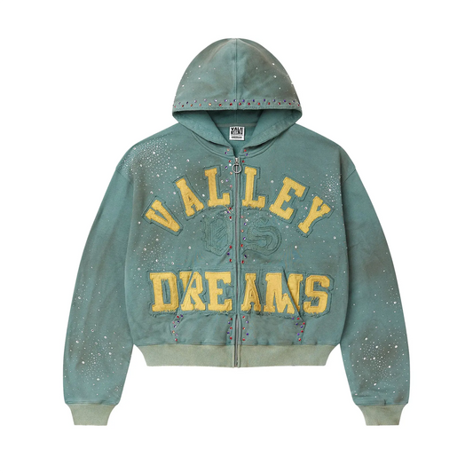 Vale Forever Bank Zip Up 'Dark Mint'