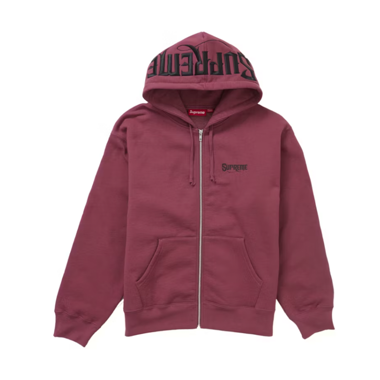 Supreme Mister Cartoon Zip Up Hooded Sweatshirt Dark Red [USED] - L (Used)