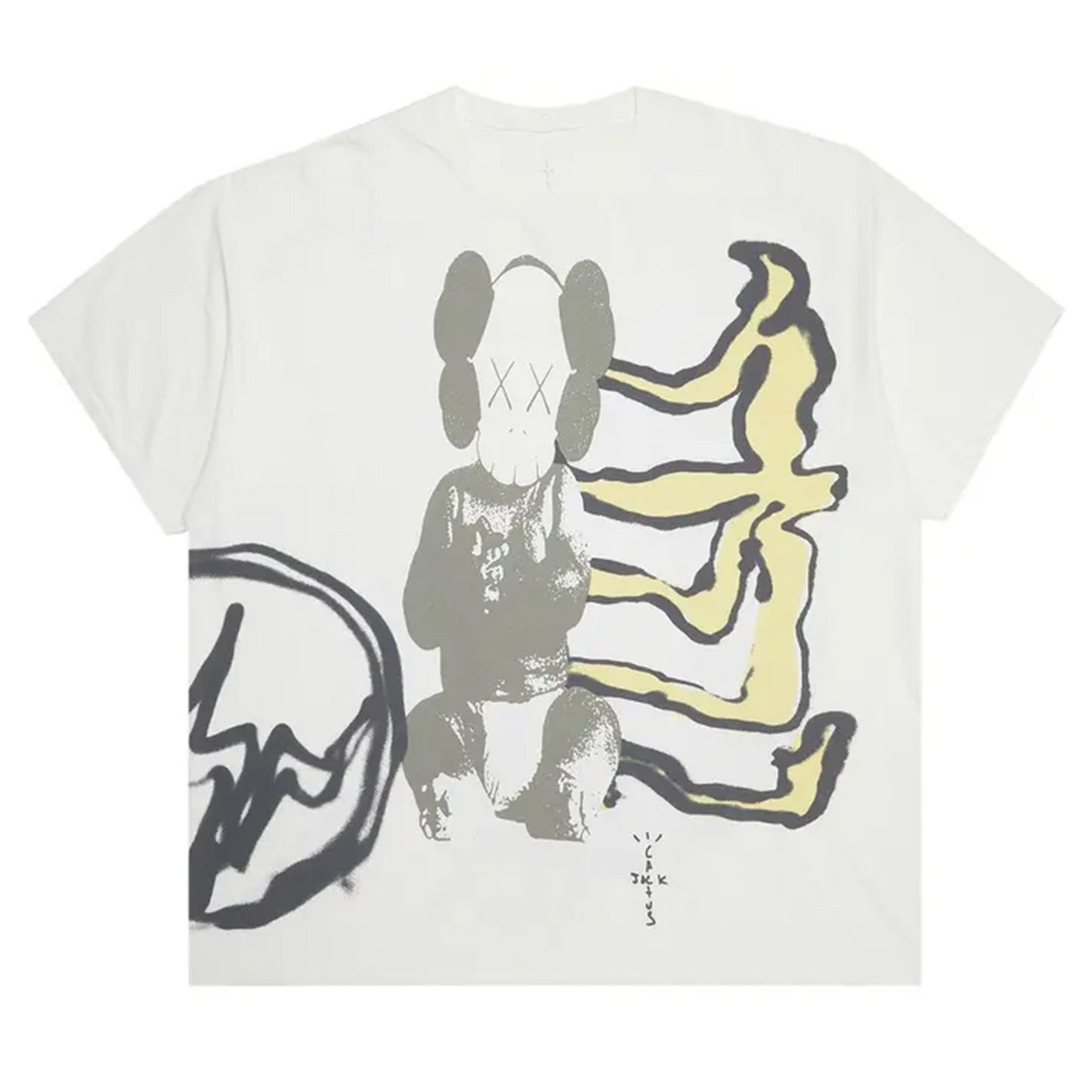Cactus Jack by Travis Scott x KAWS For Fragment Tee 'Vintage Wash'