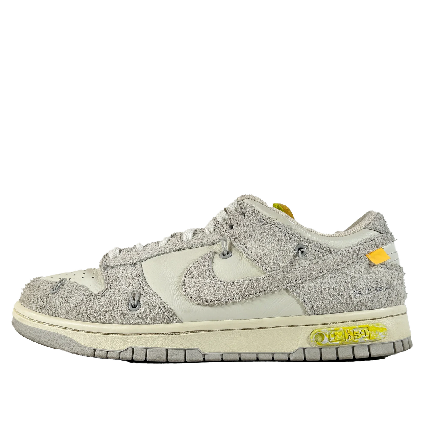 DJ0950 106 Nike Dunk Low Off-White Lot 14 [USED] - 9 M (Used)