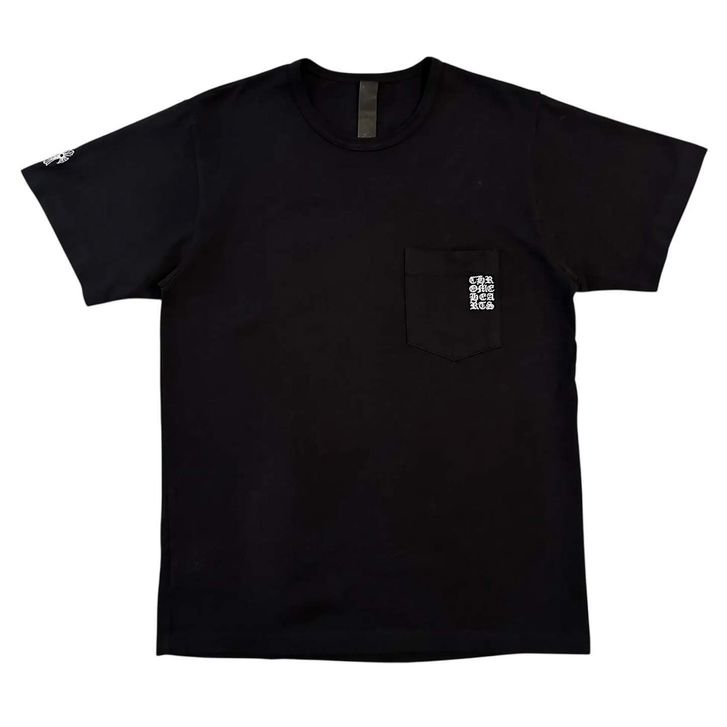 Chrome Hearts Heavyweight Embroidered Eye Chart Pocket T-Shirt Black