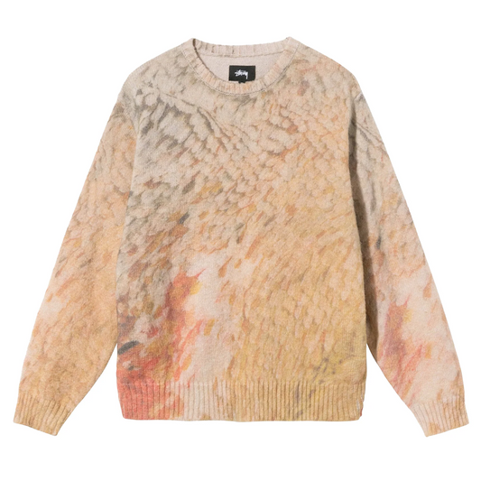 Stussy Mens Wings Print Sweater 'Multi'