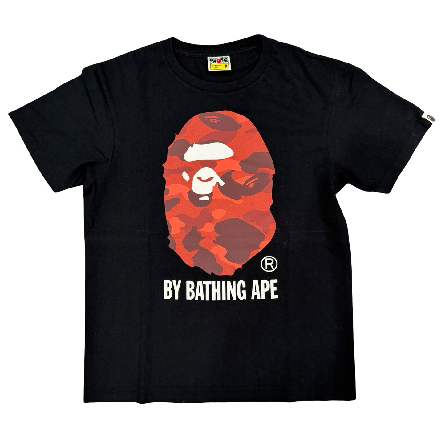BAPE Color Camo By Bathing Ape Tee (FW22) Black Red [USED] - M (Used)