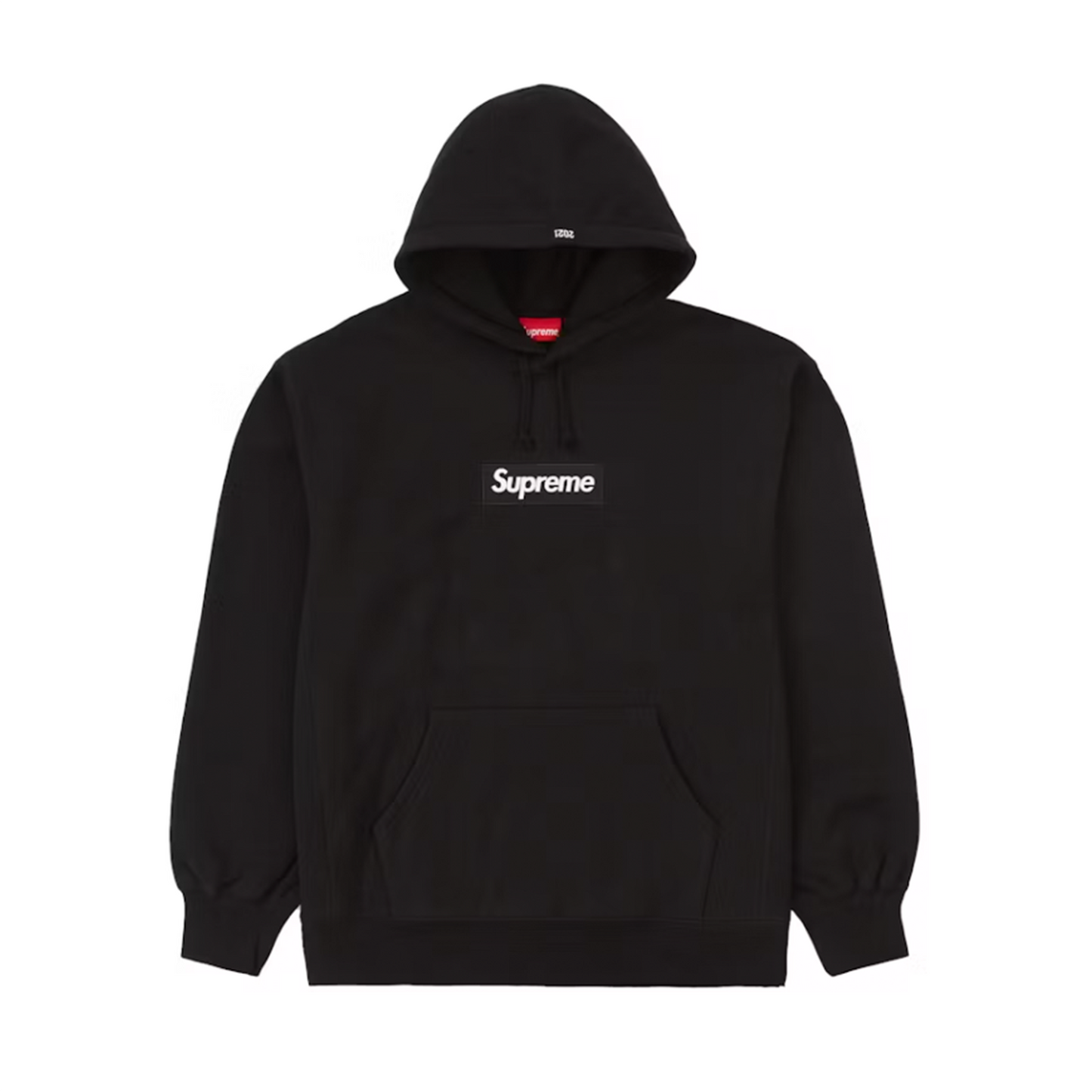Supreme Box Logo Hooded Sweatshirt FW21 Black [USED] - XL (Used)