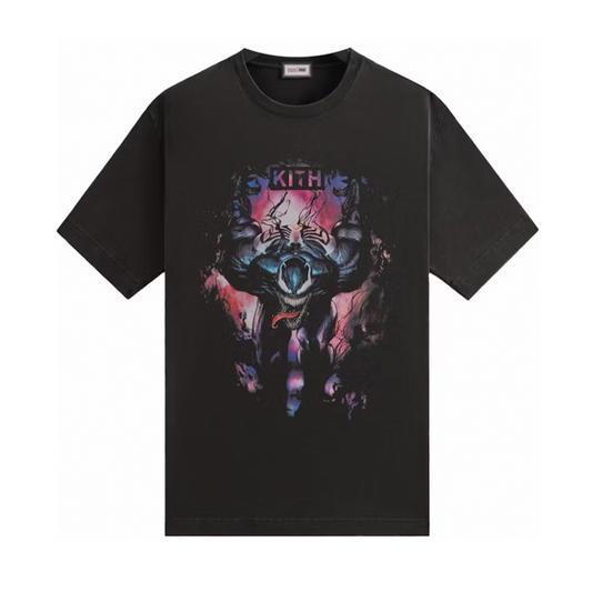 Kith x Marvel Symbiote Vintage Tee Black