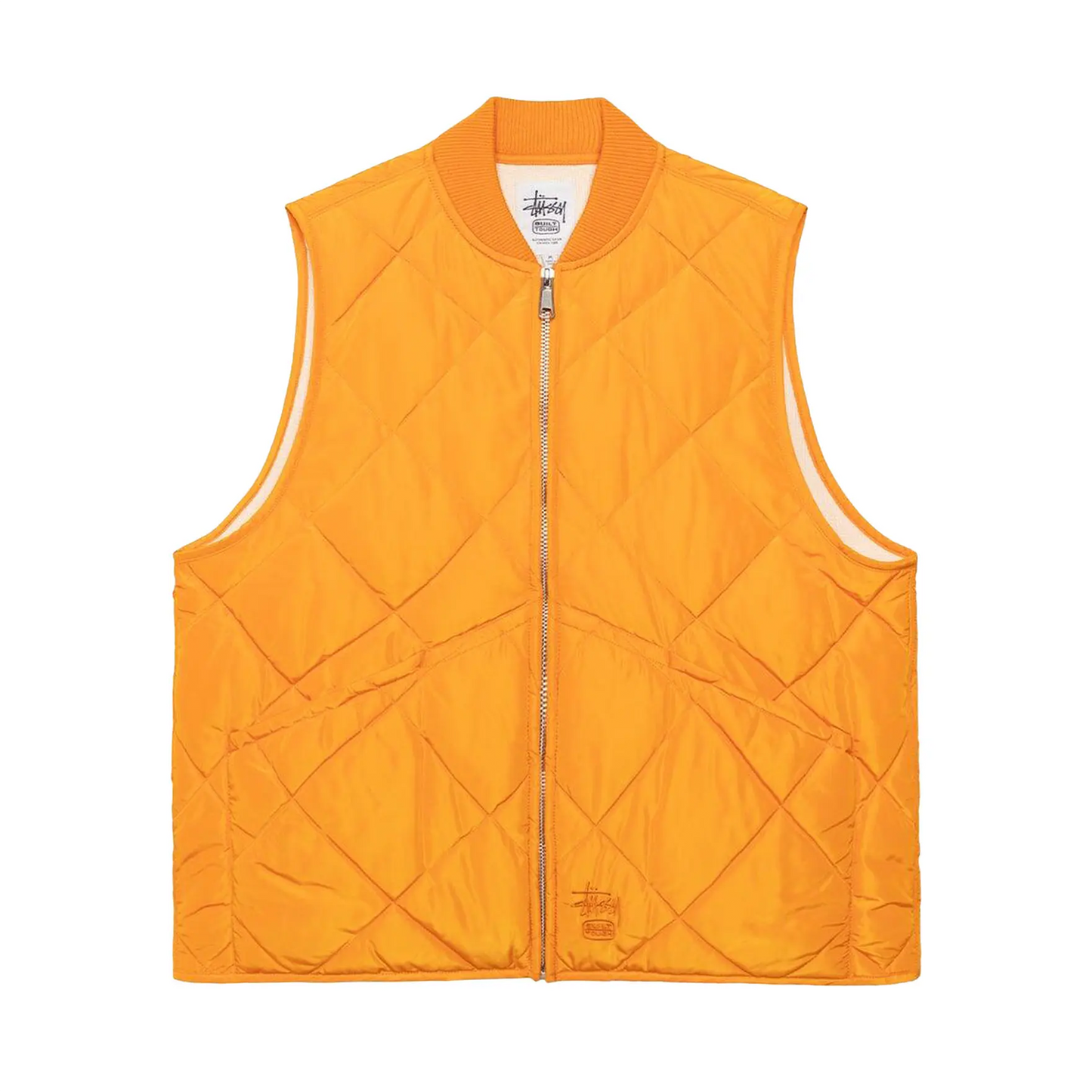 Stussy Thermal Lined Quilted Vest 'Orange' [USED] - L (Used)