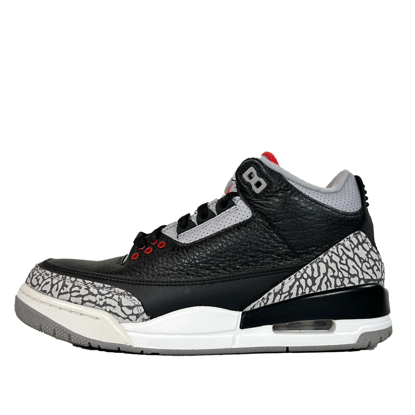 854262 001 Jordan 3 Black Cement 2018 [USED] - 8 M (Used3)