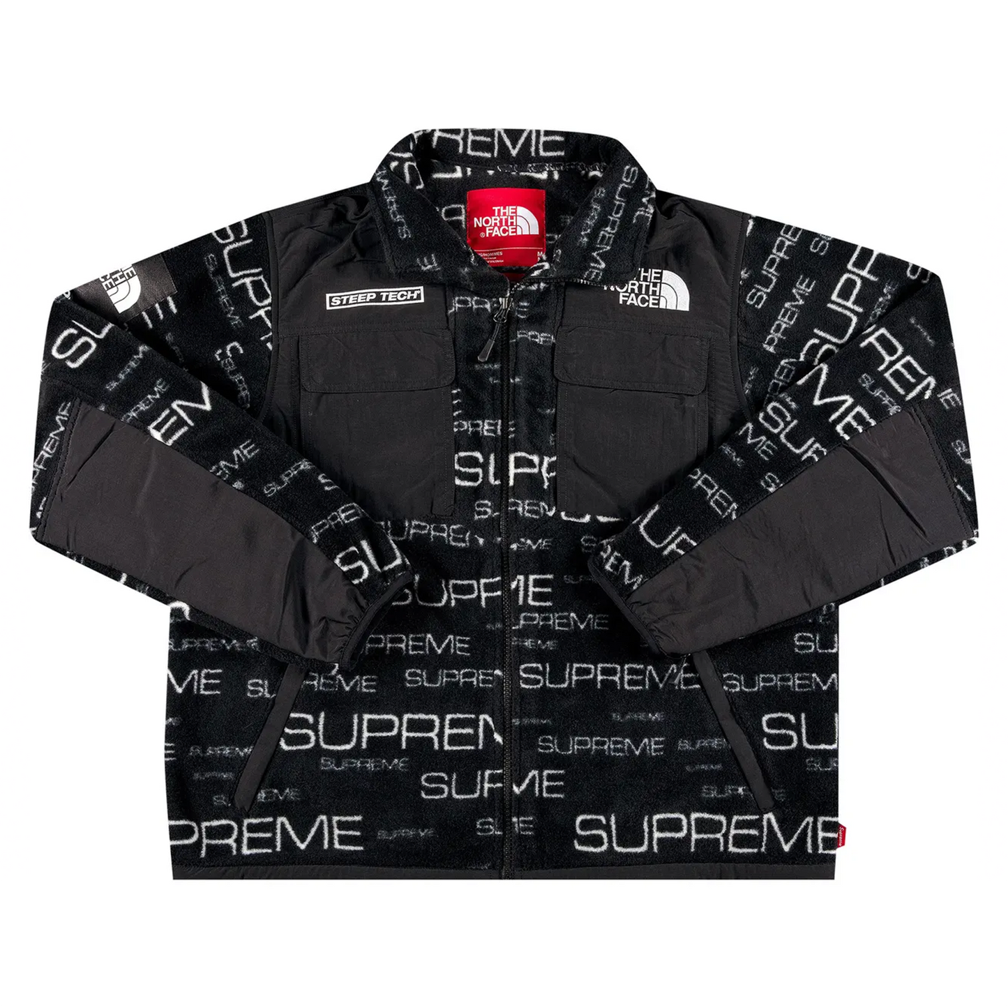 Supreme x The North Face Steep Tech Fleece Jacket 'Black' [USED] - L (Used2)