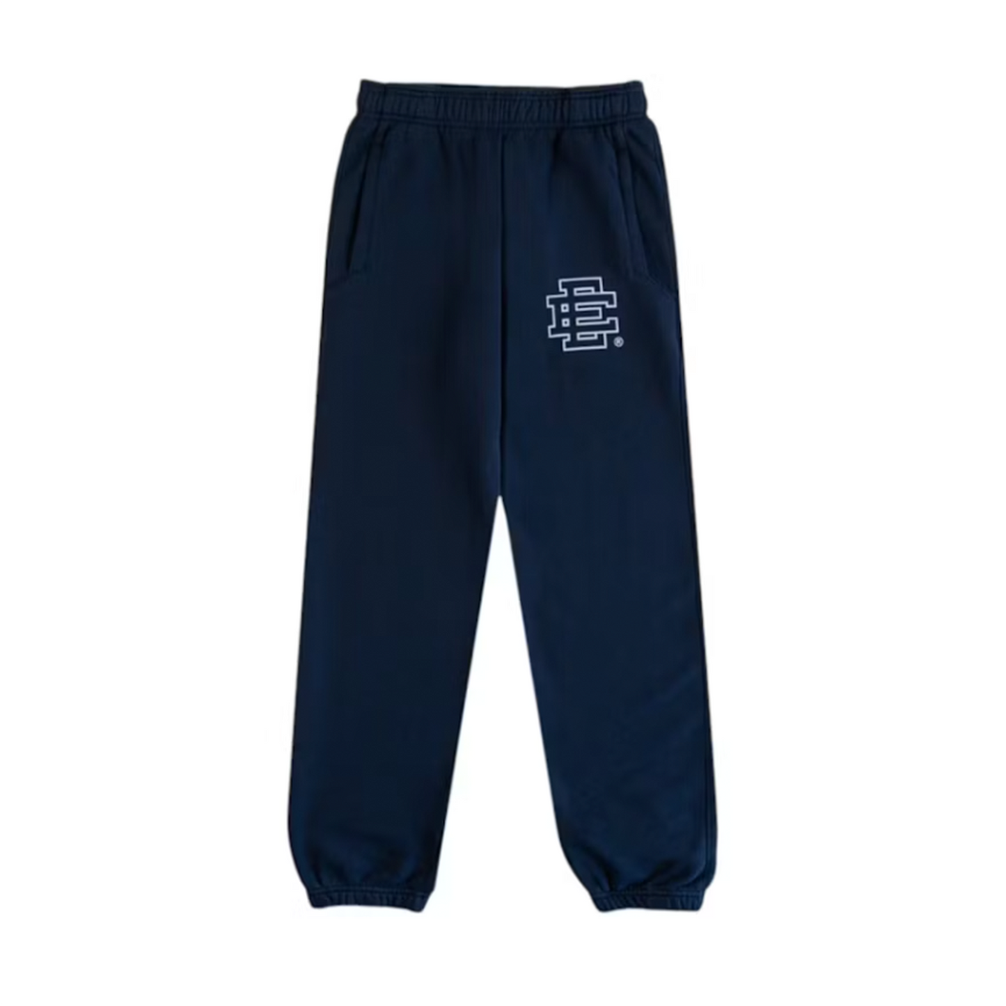 Eric Emanuel EE Basic/Core Sweatpant (FW24) Navy/White/Navy [USED] - L (Used)