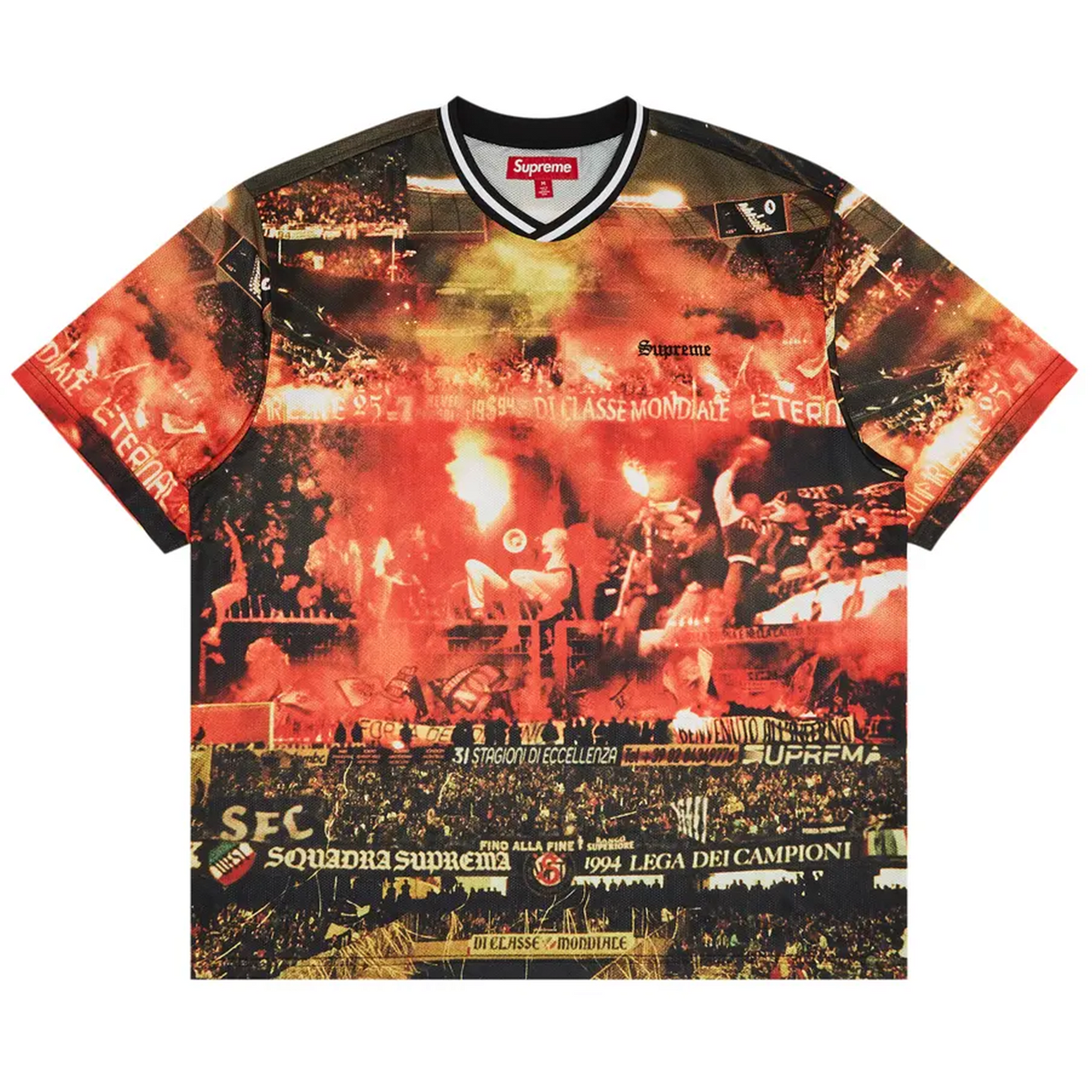 Supreme Vinci Per Noi Soccer Jersey Multicolor