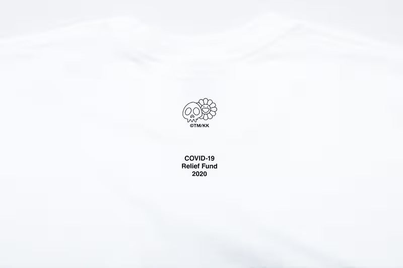 Supreme Takashi Murakami COVID-19 Relief Box Logo Tee White