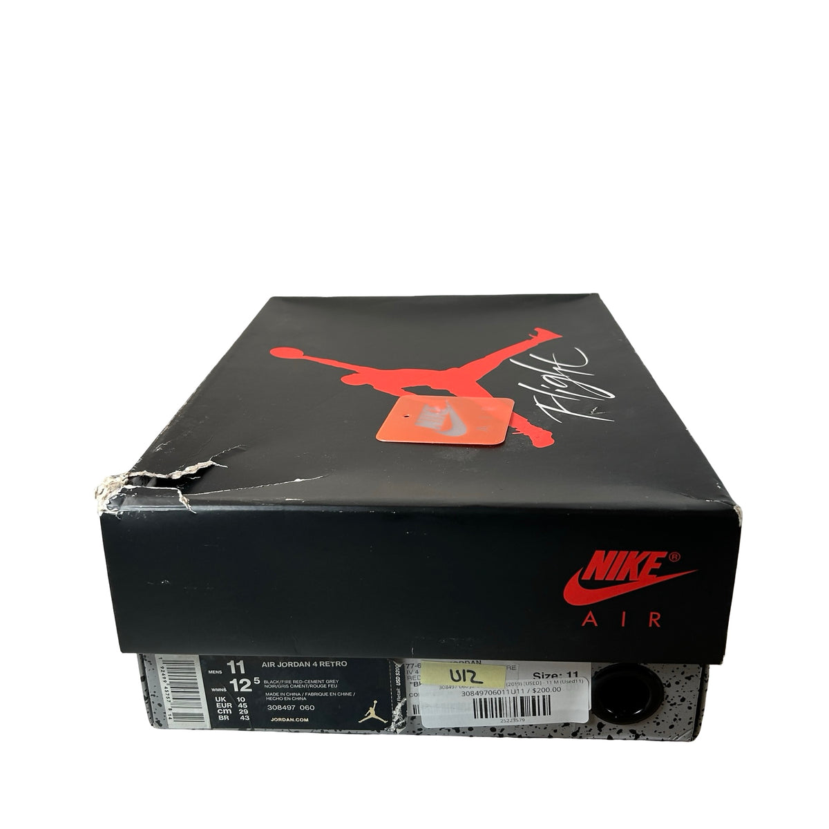 308497 060 Jordan 4 Bred (2019) [USED] - 11 M (Used12)