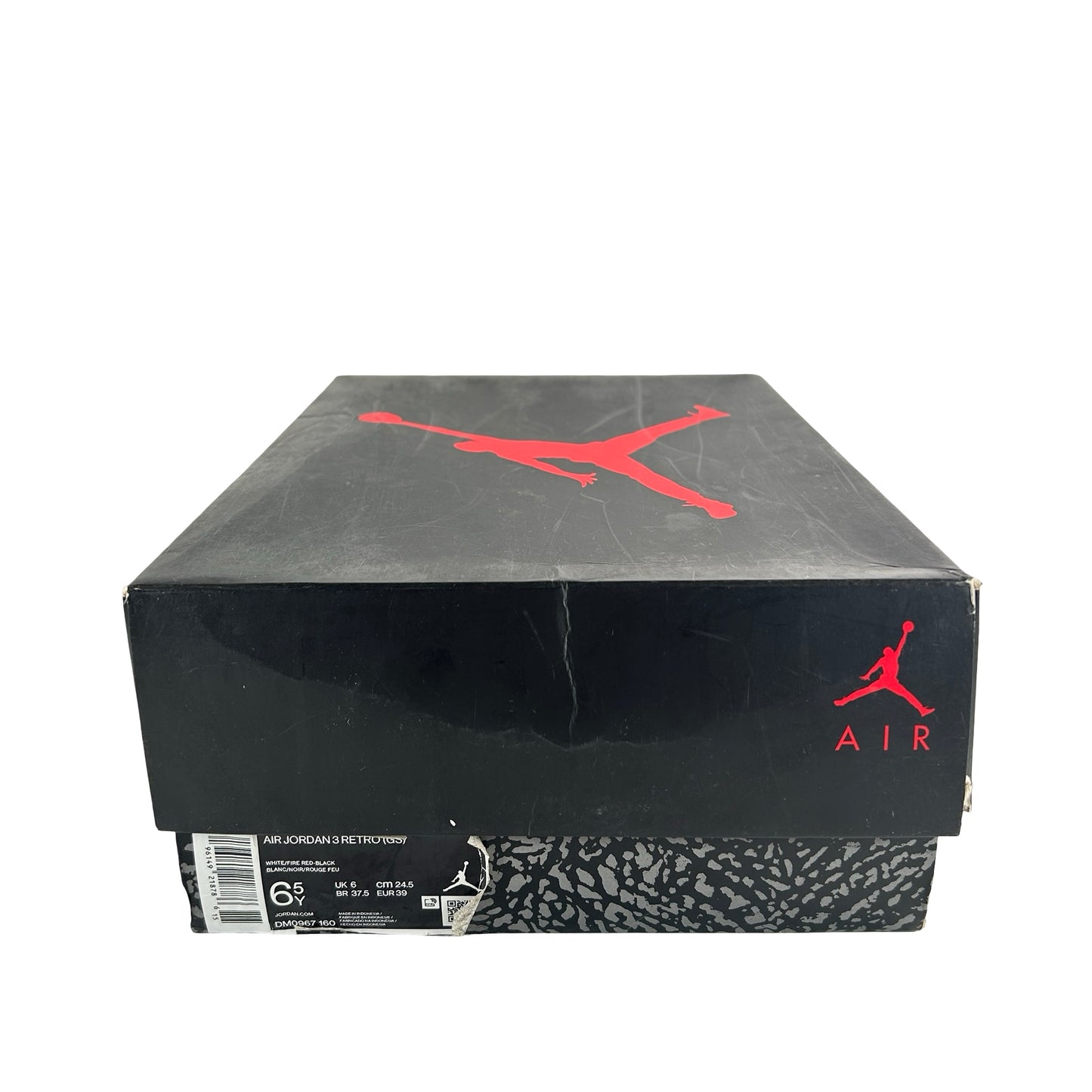 DM0967 160 Jordan 3 Retro Fire Red (2022) (GS) [USED] - 6.5 Y (Used)