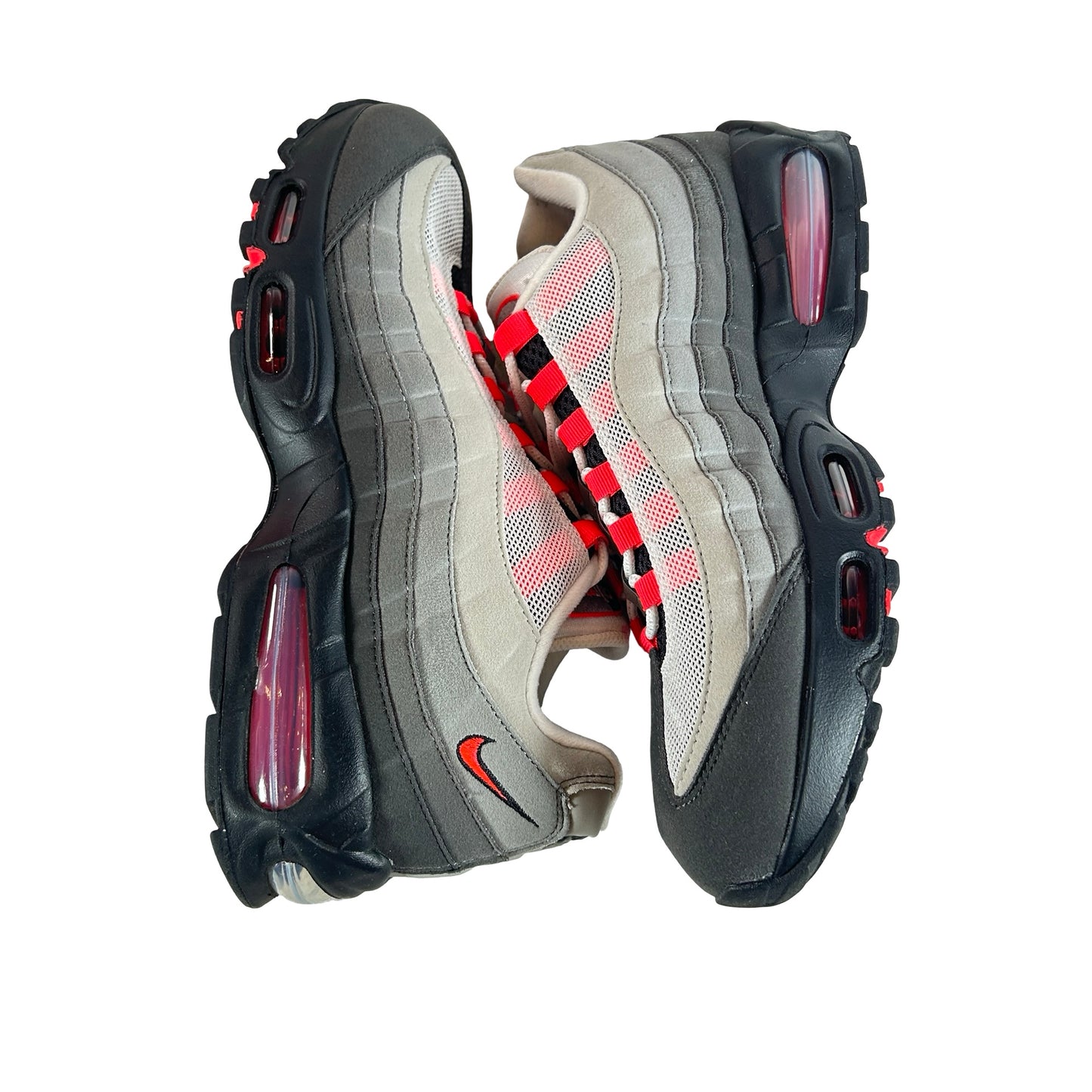 IM7410 001 Nike Air Max 95 OG Big Bubble Solar Red (2025) [USED] - 11 M (Used)
