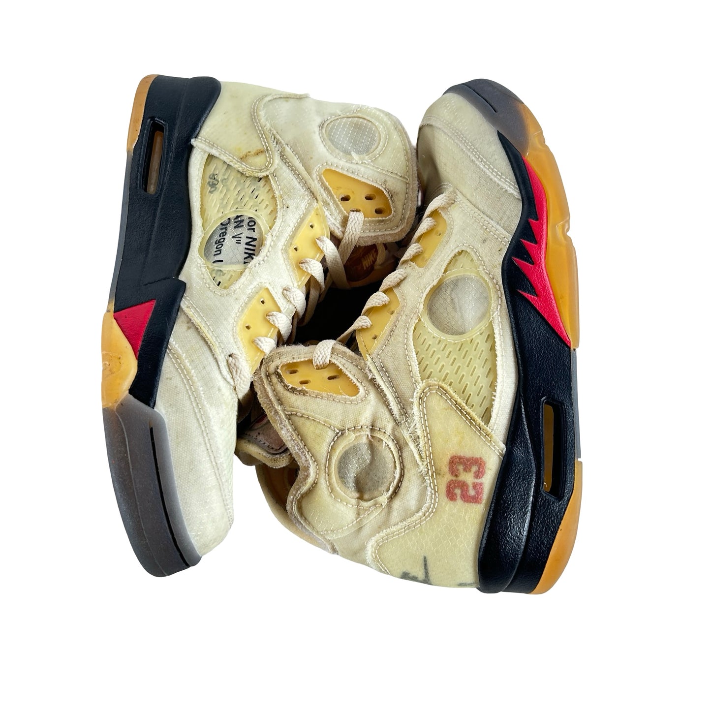 DH8565 100 Jordan 5 Off-White Sail [USED] - 9 M (Used9)