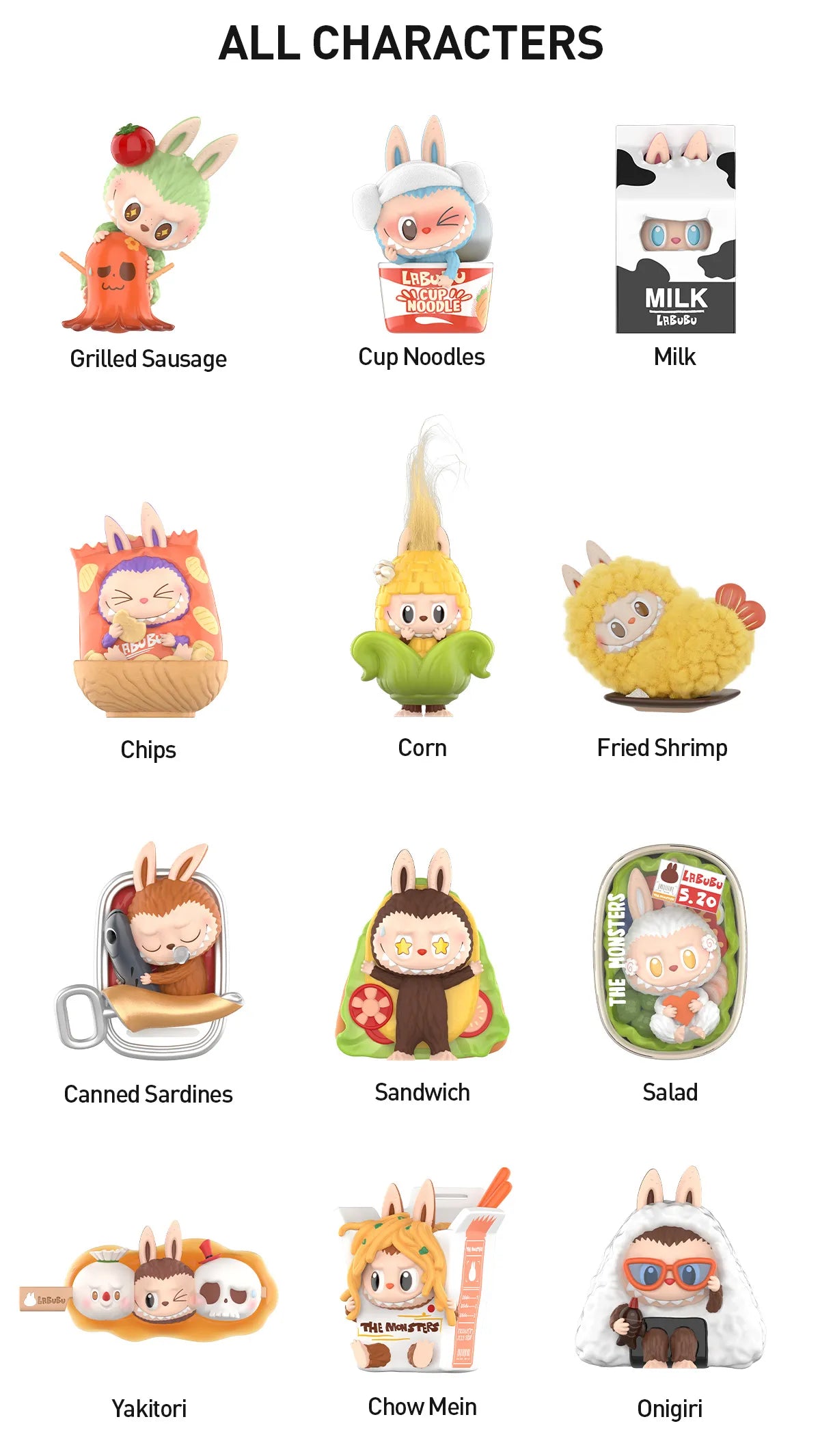 Pop Mart Labubu The Monsters Wacky Mart Series Figures