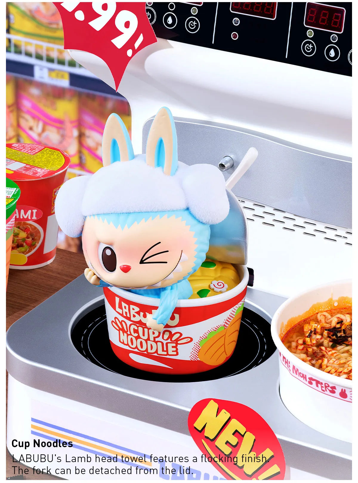 Pop Mart Labubu The Monsters Wacky Mart Series Figures