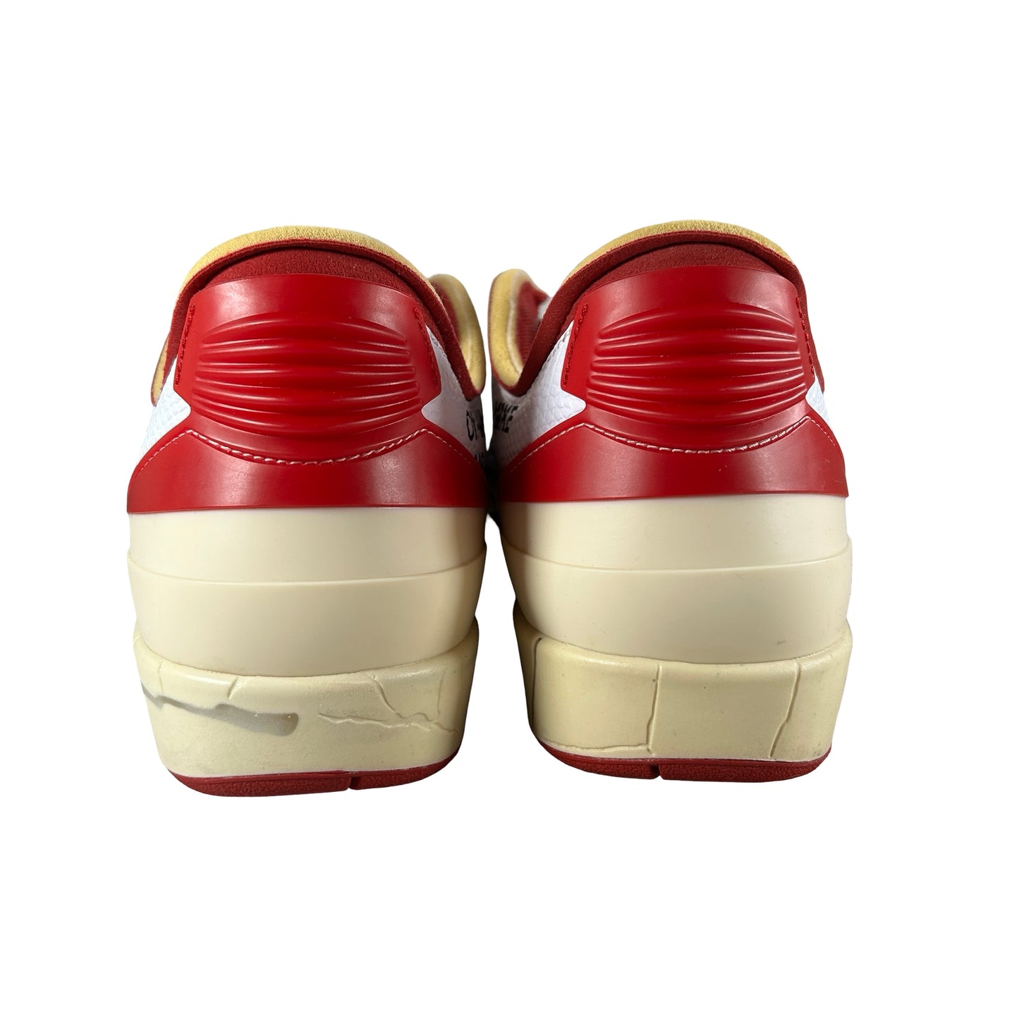 DJ4375 106 Jordan 2 Retro Low SP Off-White White Red [USED] - 10.5 M (Used6)