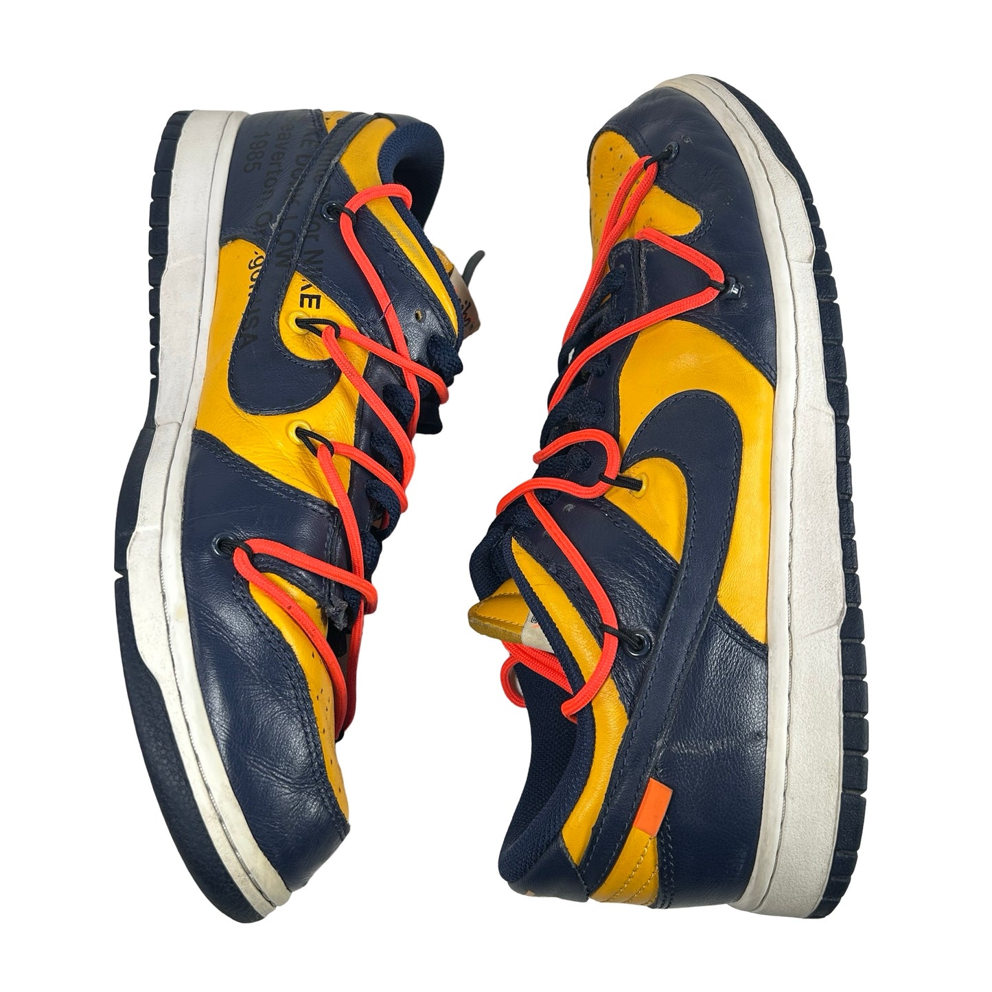 CT0856 700 Dunk Low Off-White University Gold [USED] - 10.5 M (Used)
