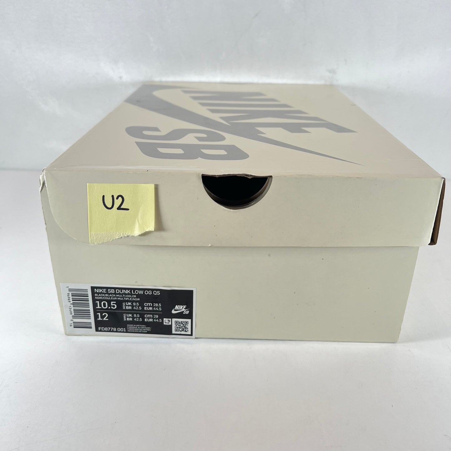 FD8778 001 Nike SB Dunk Low Supreme Rammellzee [USED] - 10.5 M (Used2)