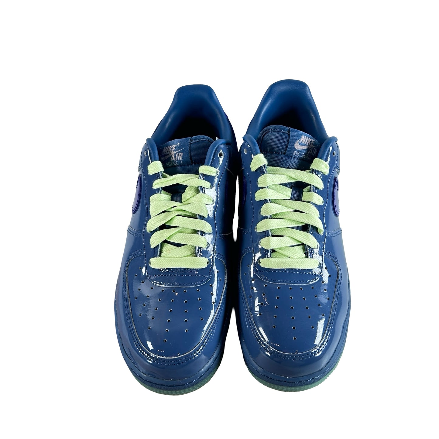 IO4489 400 Nike Air Force 1 Low Patent Leather Mystic Navy Grape Ice [USED] - 8.5 M (Used)