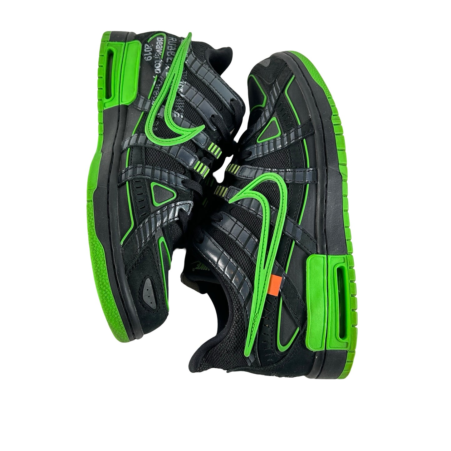 CU6015 001 Nike Air Rubber Dunk Off-White Green Strike [USED] - 9 M (Used2)