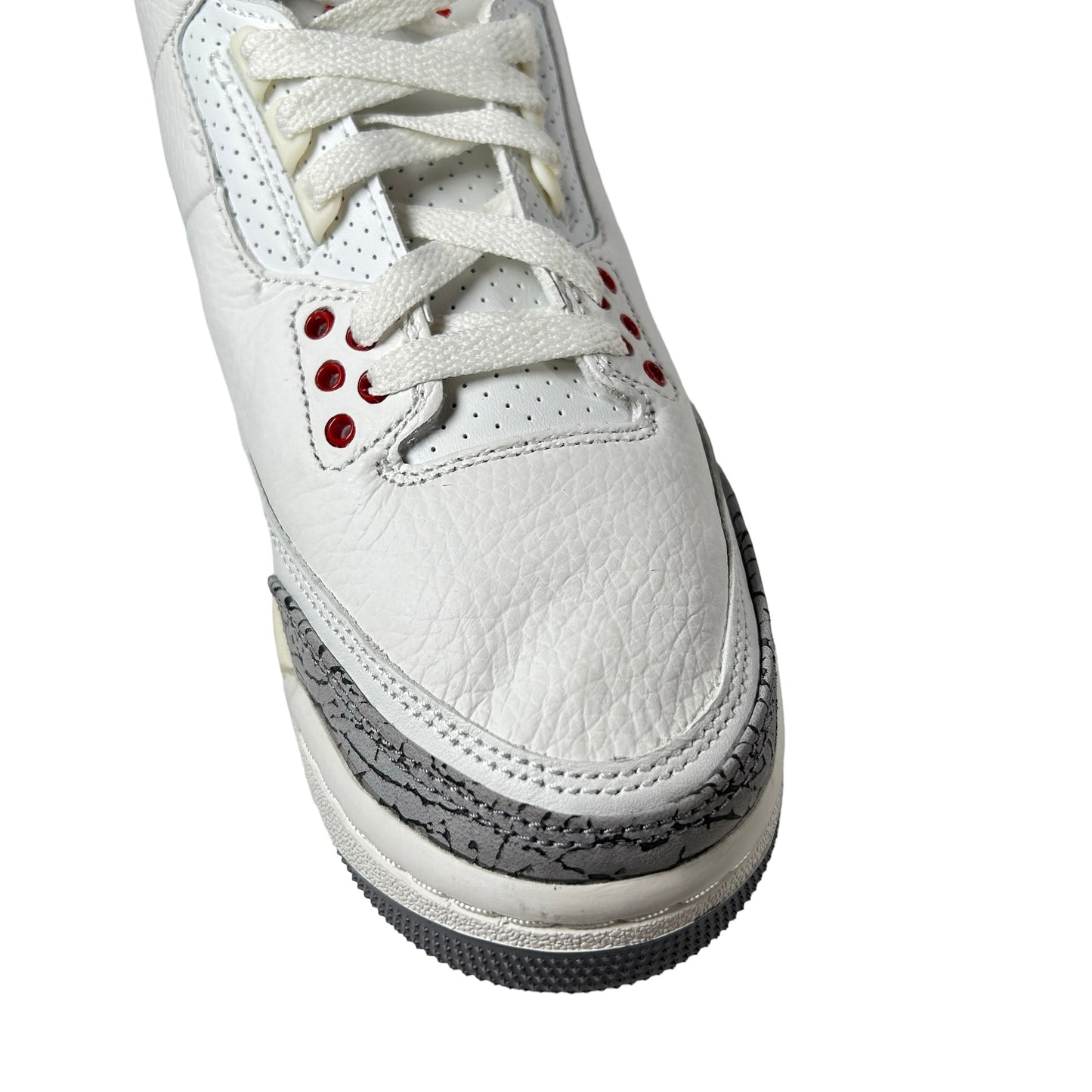 DM0967 100 Jordan 3 Retro White Cement Reimagined (GS) [CONDITIONAL] - 7Y (Creased Toe Box)