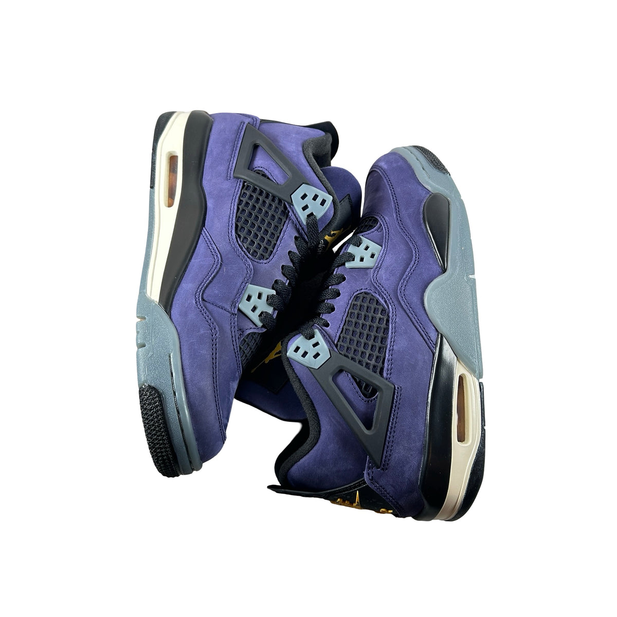 IB4171 500 Jordan 4 Retro Lakers (GS) [USED] - 5.5 Y (Used)