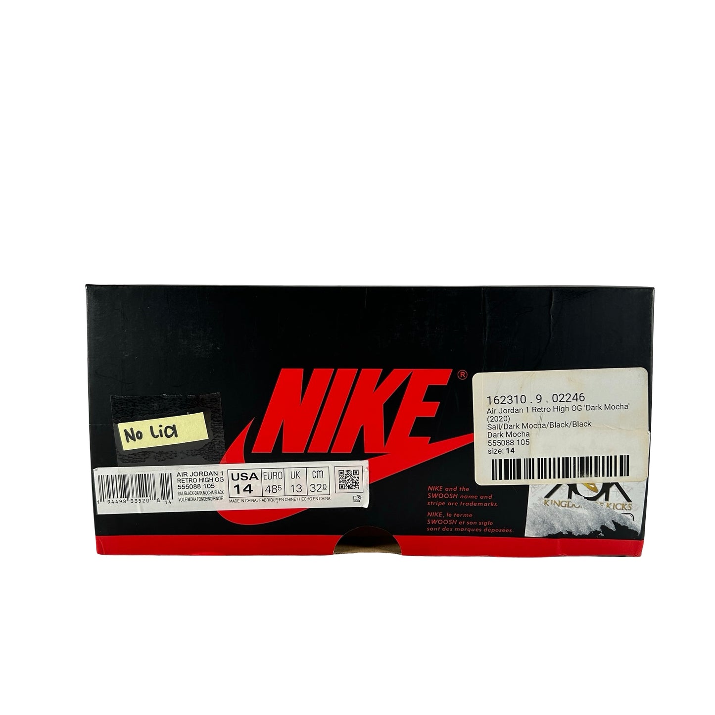 555088 105 Jordan 1 Mocha [USED] - 14 M (Used) (No Lid)
