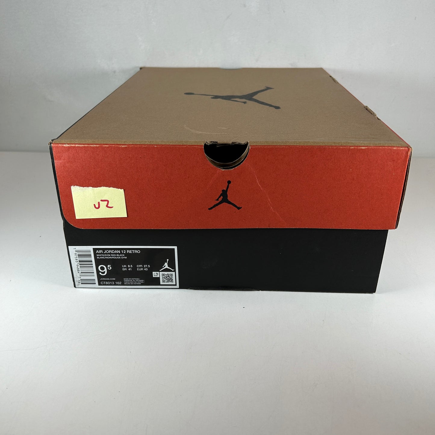 CT8013 162 Air Jordan 12 Red Taxi [USED] - 9.5 M (Used2)
