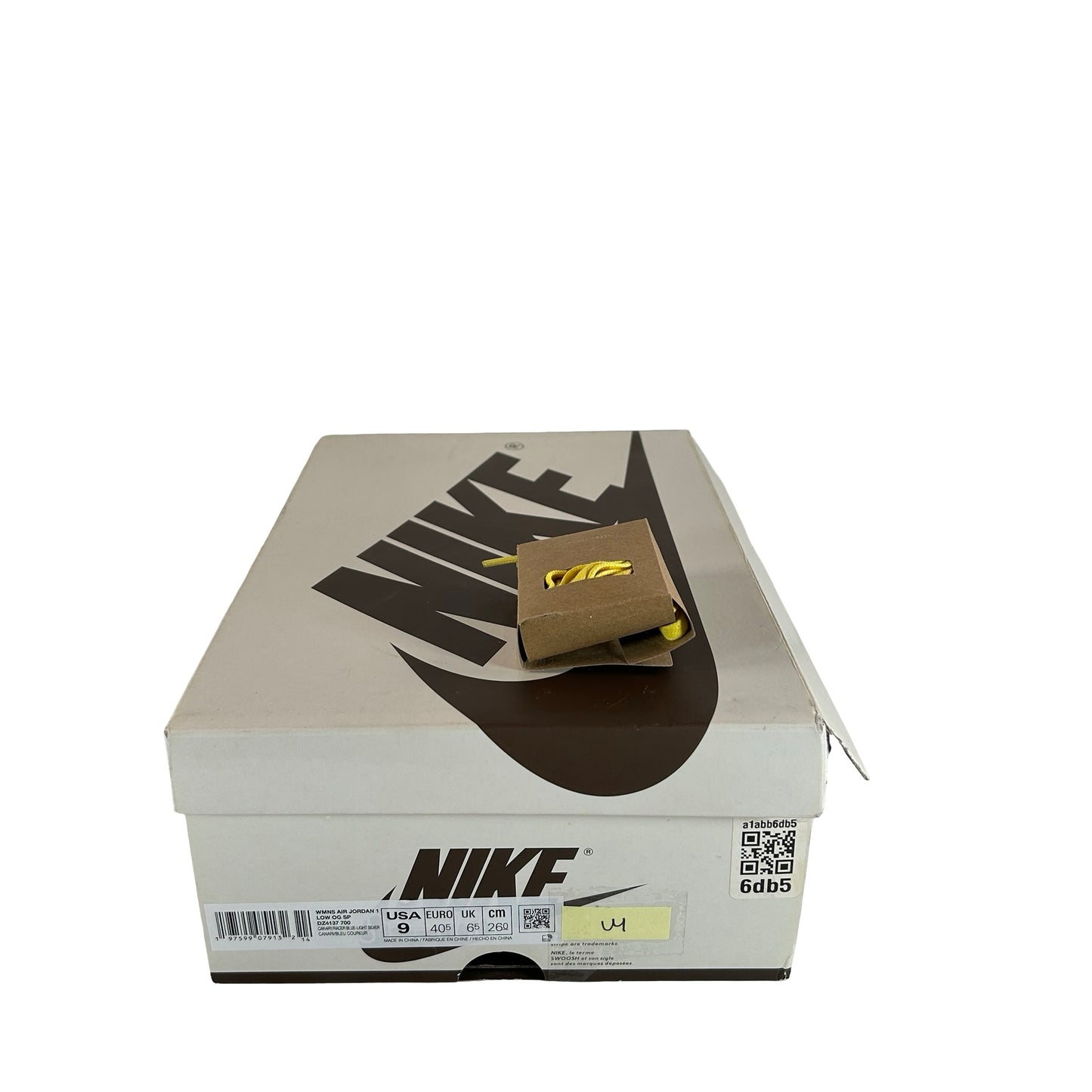 DZ4137 700 Jordan 1 Retro Low OG SP Travis Scott Canary (Women's) [USED] - 9 W (Used4)