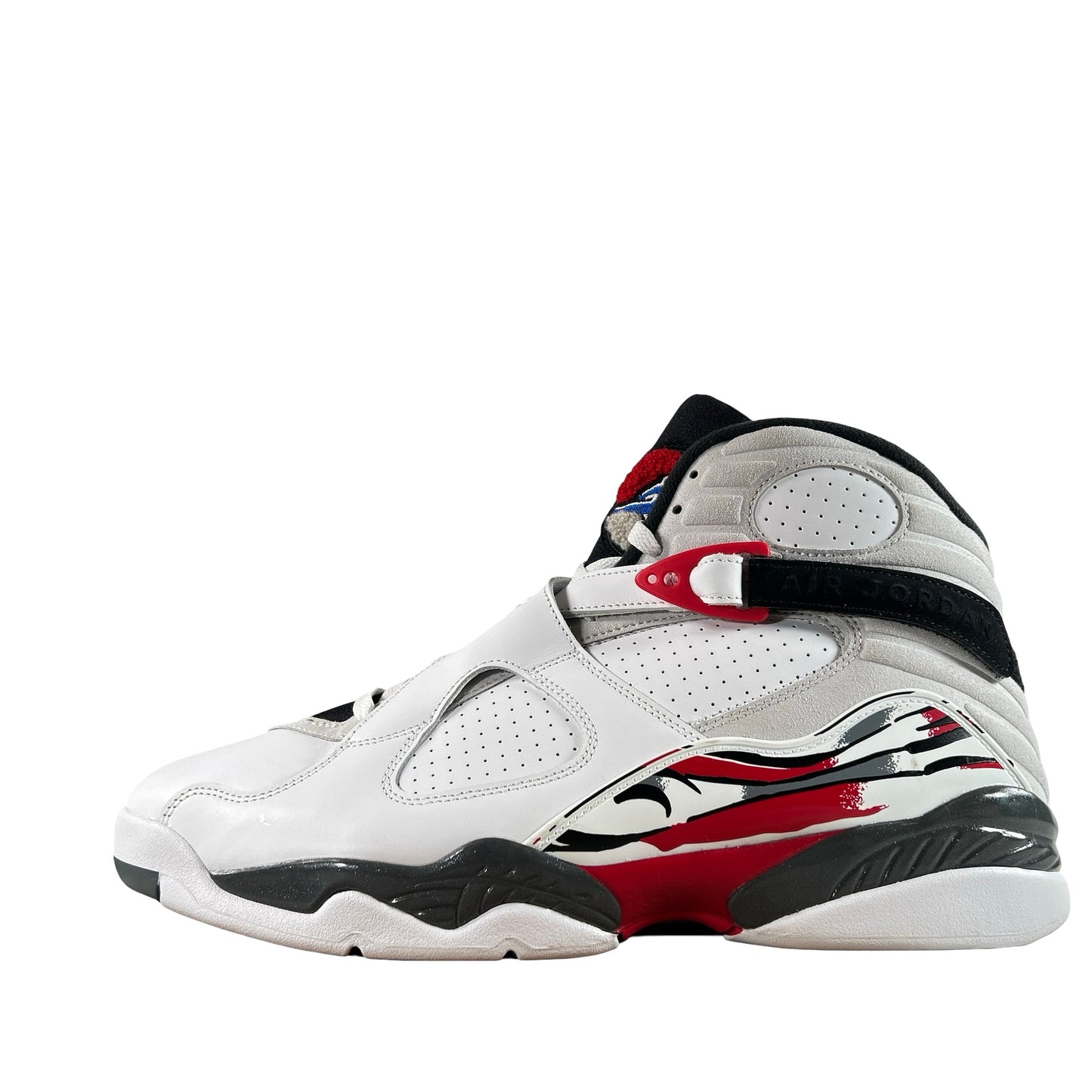 305381 100 Jordan 8 Retro White True Red (2025) [USED] - 13 M (Used3)