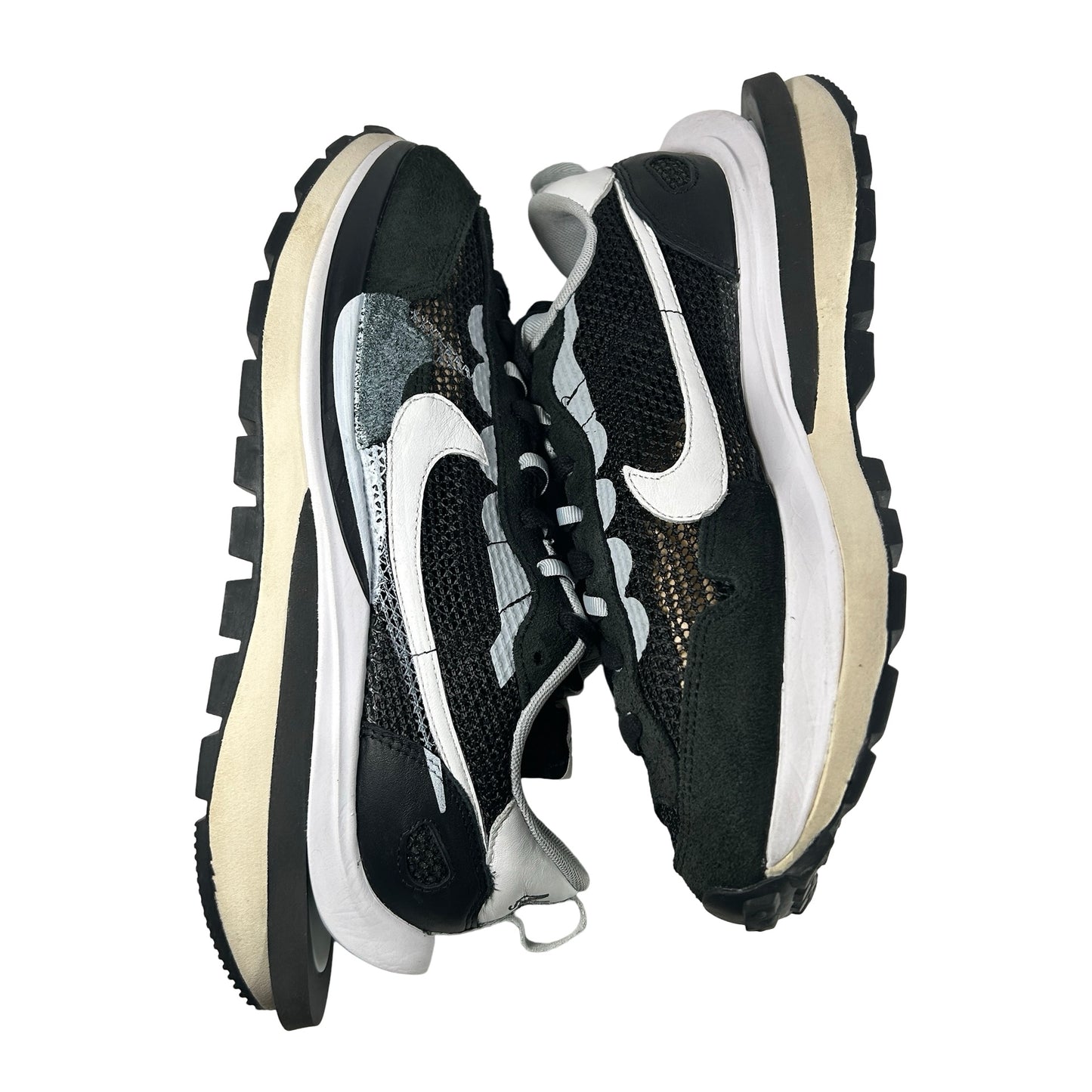 CV1363 001 Nike Vaporwaffle sacai Black White [USED] - 9.5 M (Used) (No Box)
