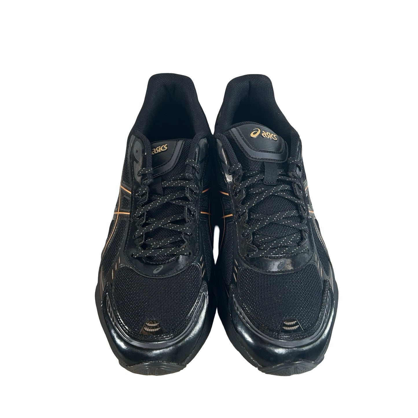 1203A591 001 ASICS Gel-Kinetic Fluent Black Gold [USED] - 11 M (Used)