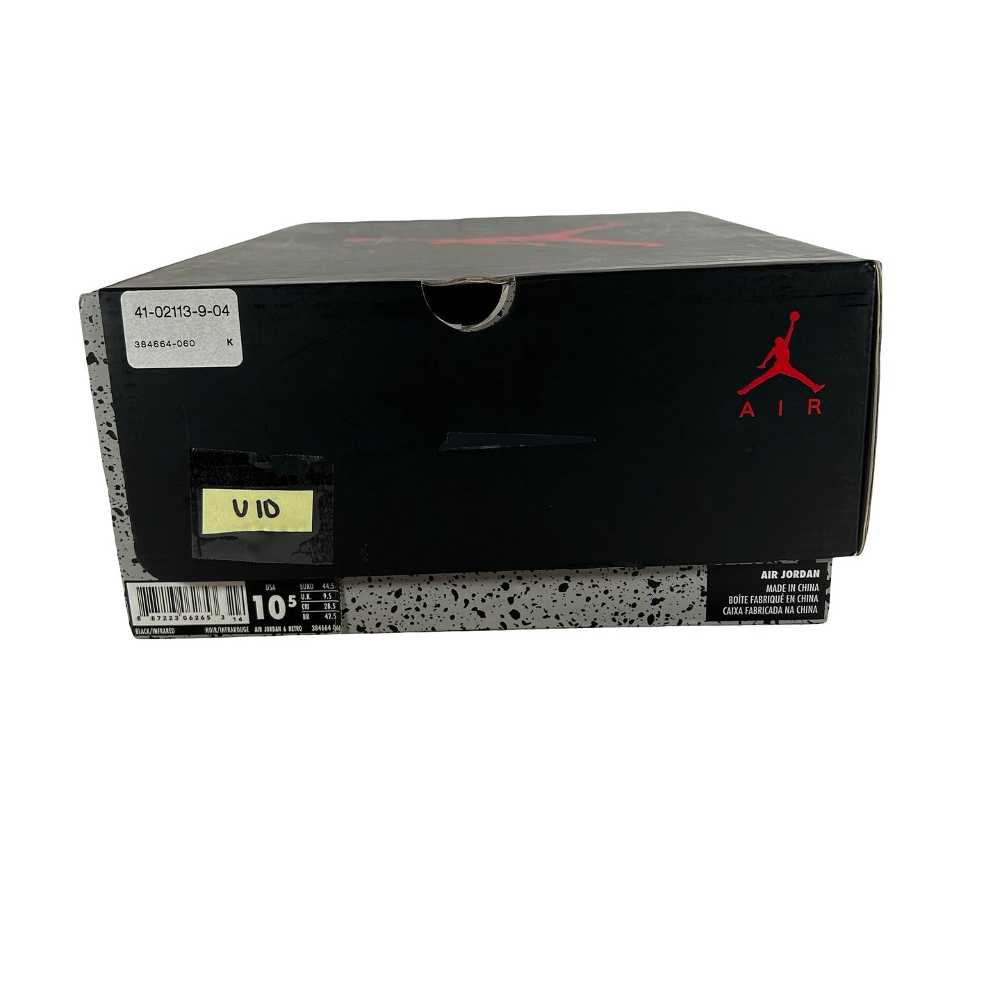 384664 060 Jordan 6 Retro Black Infrared (2019) [USED] - 10.5 M (Used10)