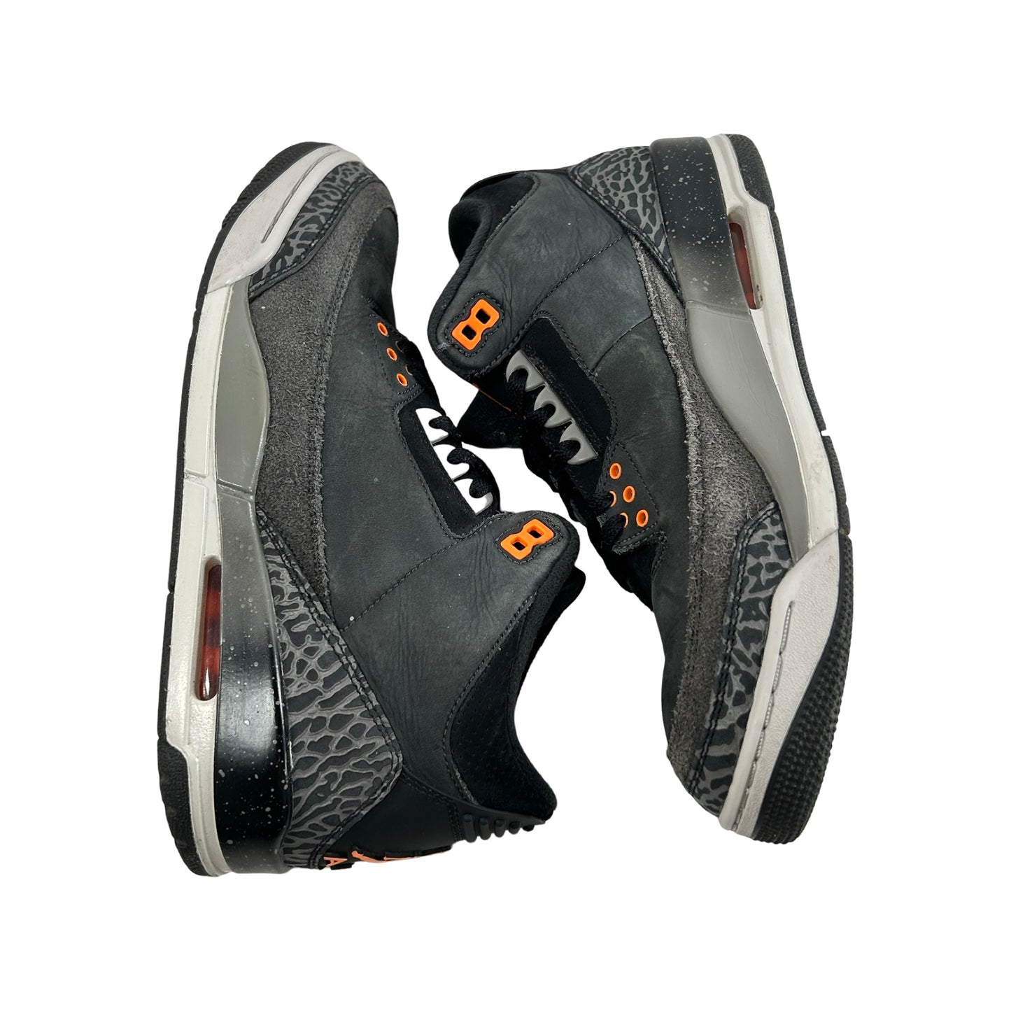 CT8532 080 Jordan 3 Retro Fear Pack (2023) [USED] - 9.5 M (Used4)