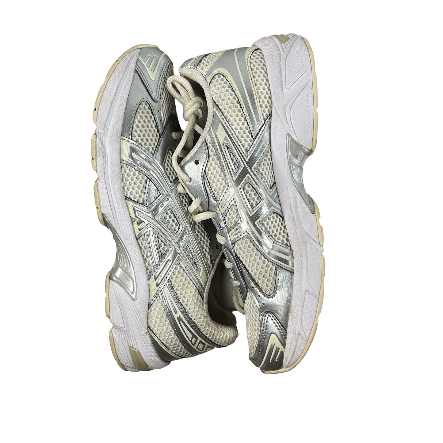 1202A164 107 Asics Gel-1130 'Cream Pure Silver' (Women's) [USED] - 8.5 W (Used) (Replace Box)
