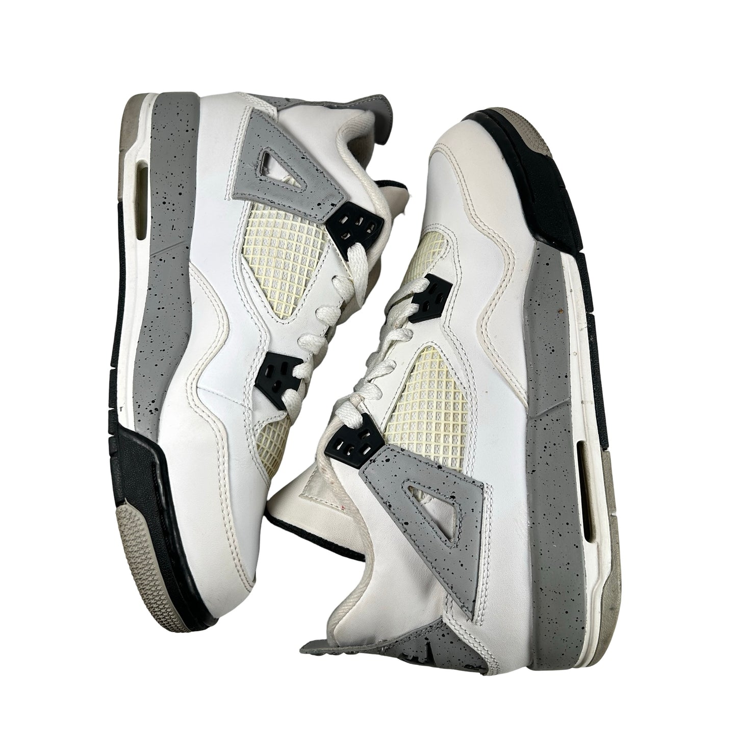 836016 192 Jordan 4 White Cement GS [USED] - 6 Y (Used) (Replace Box)