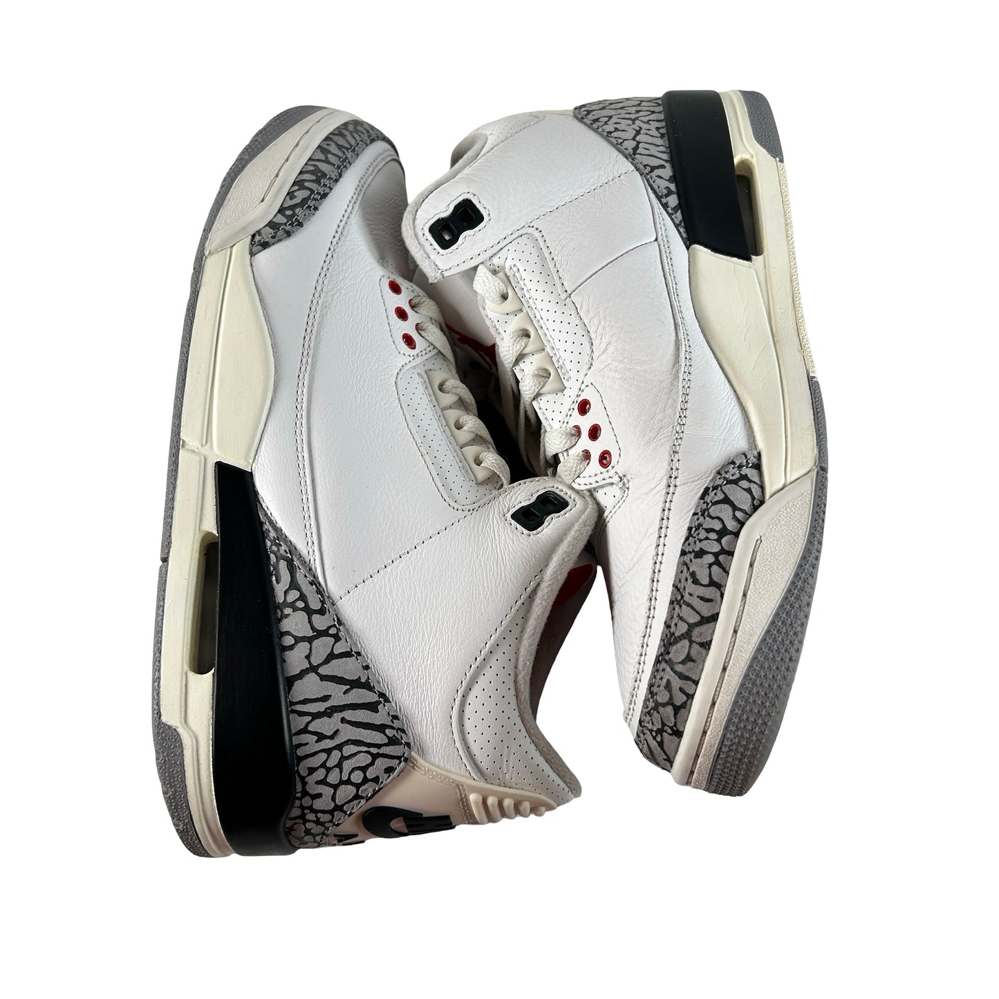 DN3707 100 Jordan 3 Retro White Cement Reimagined [USED] - 8 M (Used16)