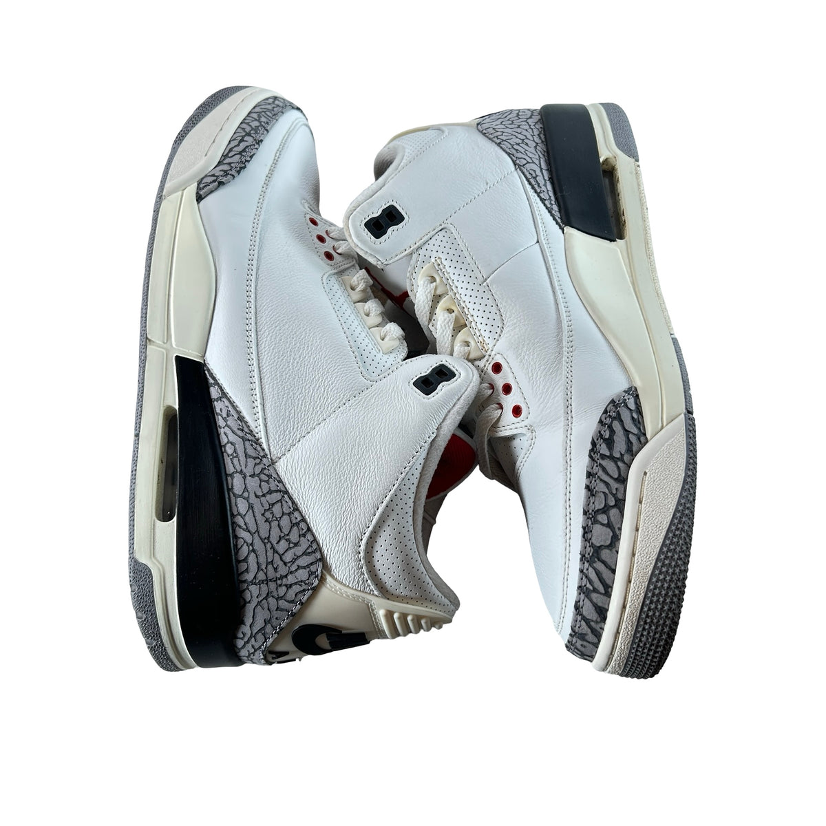 DN3707 100 Jordan 3 Retro White Cement Reimagined [USED] - 12 M (Used17)