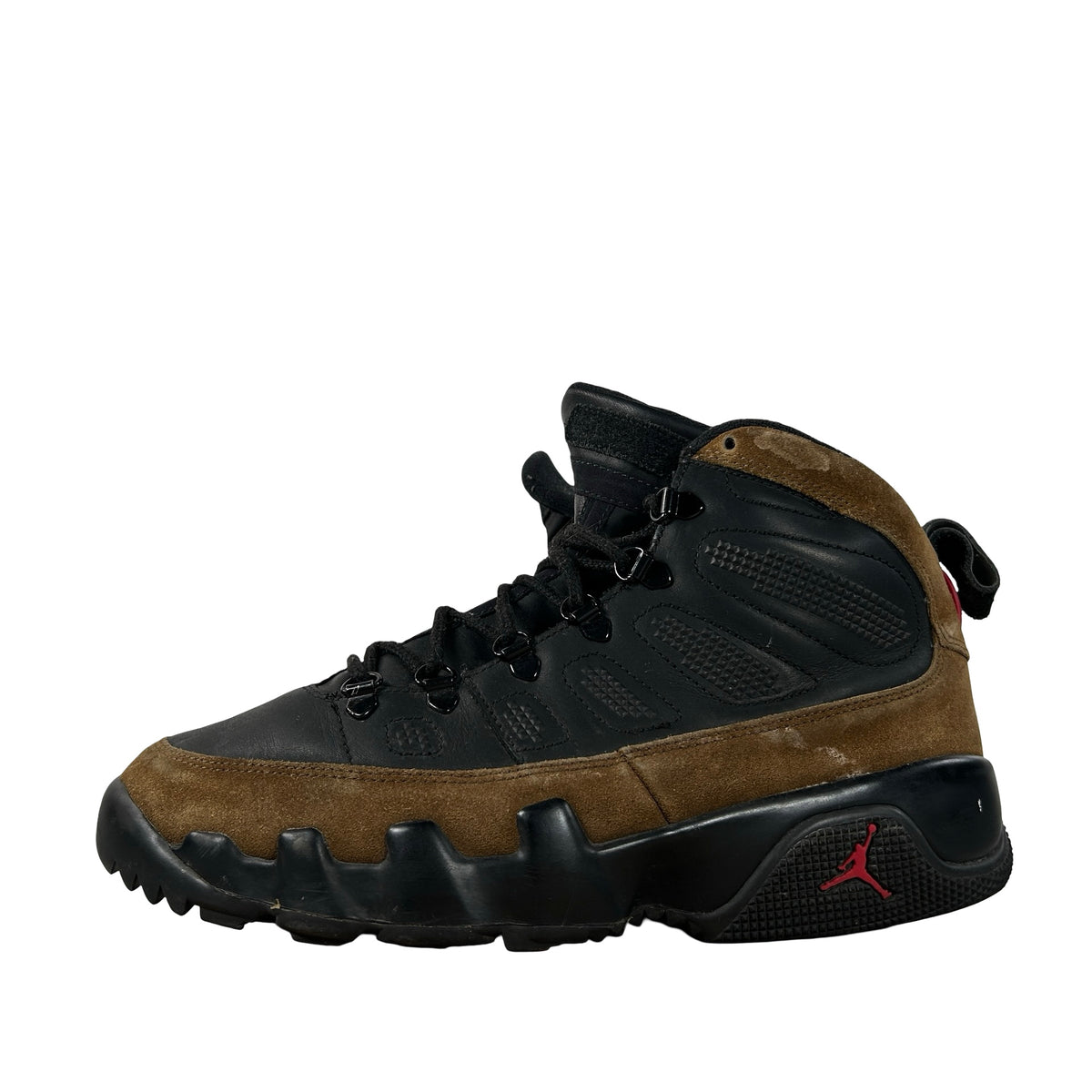 AR4491 012 Jordan 9 Retro Boot NRG Olive [USED] - 9.5 M (Used) (No Box)