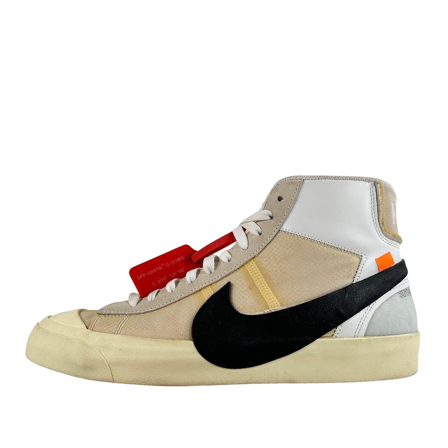 AA3832 100 Nike Blazer Mid Off-White [USED] - 10.5 M (Used) (No Box)