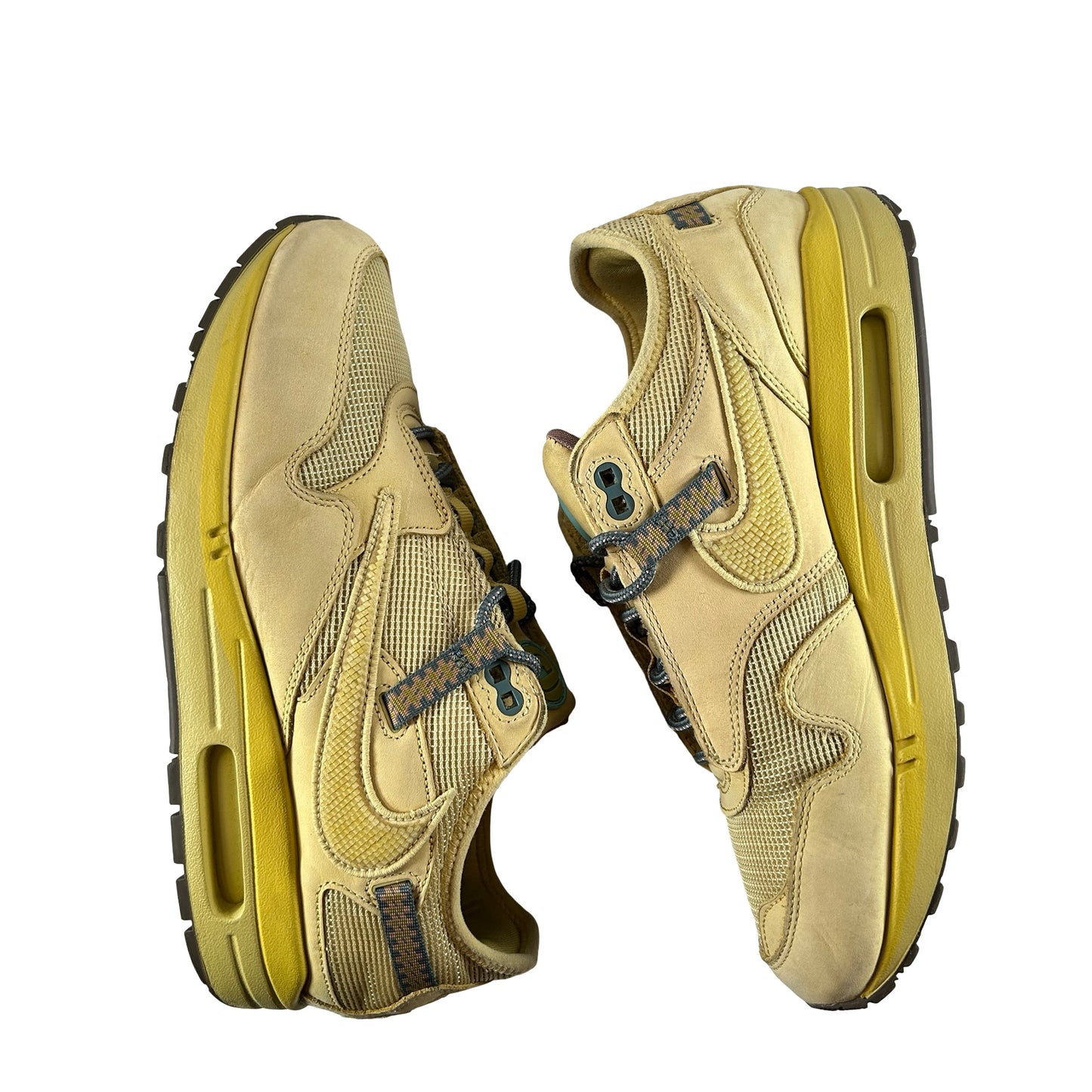 DO9392 700 Nike Air Max 1 Travis Scott Cactus Jack Saturn Gold [USED] - 10 M (Used2)