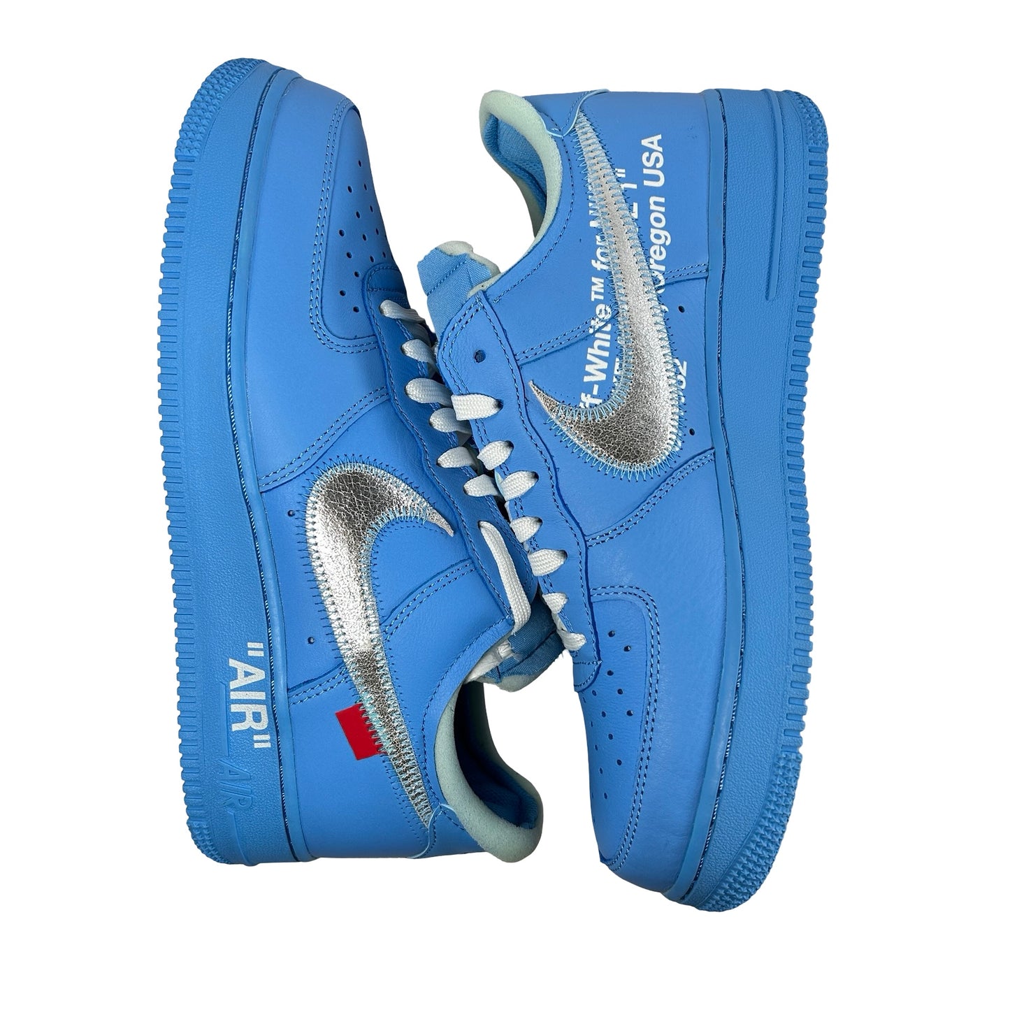 CI1173 400 Off White Nike Air Force 1 Low '07 MCA University Blue [USED] - 8 M (VVNDS)