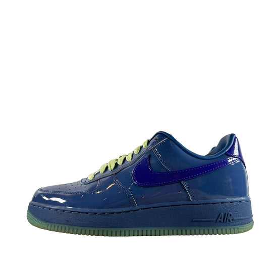 IO4489 400 Nike Air Force 1 Low Patent Leather Mystic Navy Grape Ice [USED] - 8.5 M (Used)
