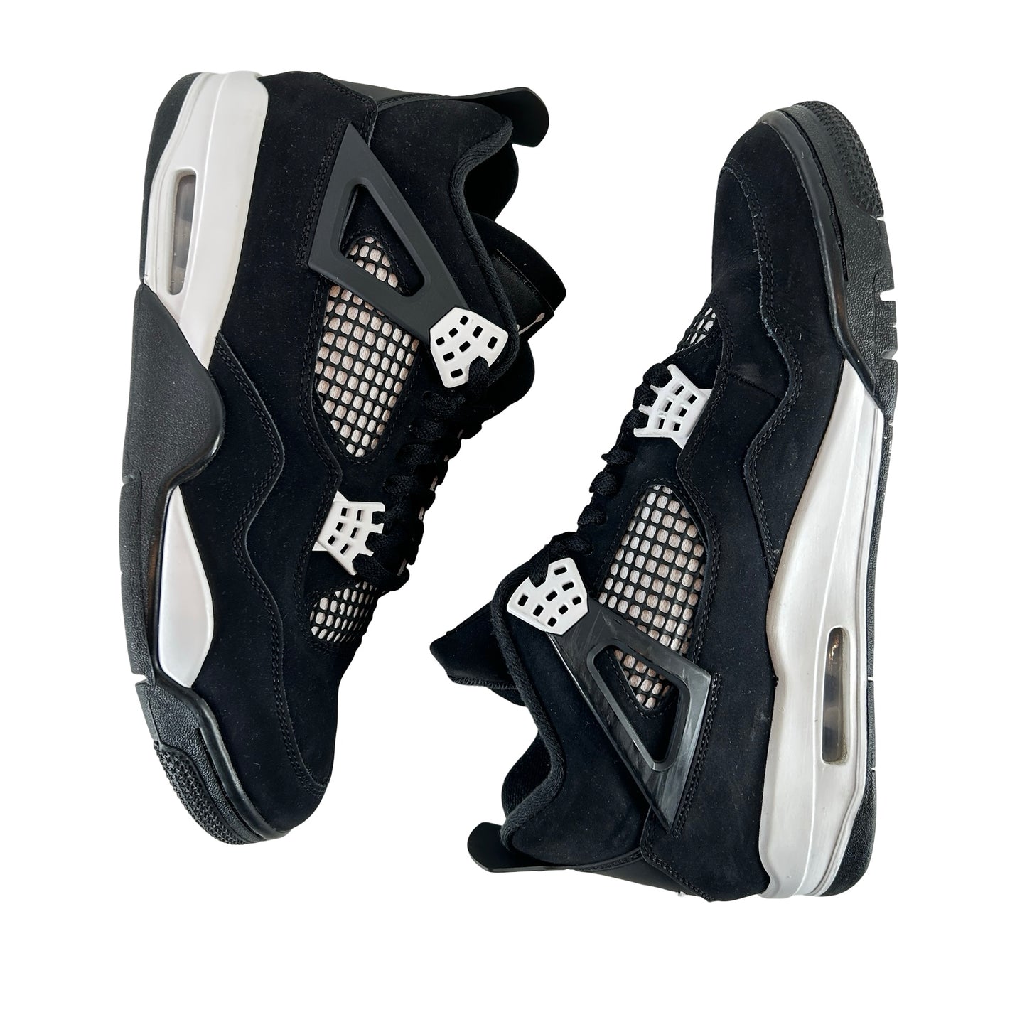 FQ8138 001  Jordan 4 Retro White Thunder [USED] - 11 M (Used) (No Box)